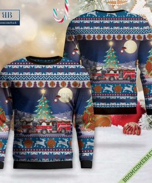 Louisiana, Terrytown Fifth District Vol Fire Dept Ugly Christmas Sweater