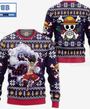 Luffy Gear 4 Snake Man One Piece Anime Christmas 3D Sweater