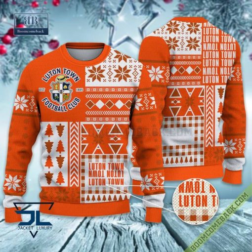 Luton Town Ugly Christmas Sweater, Christmas Jumper