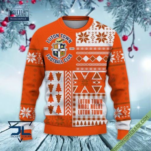 Luton Town Ugly Christmas Sweater, Christmas Jumper