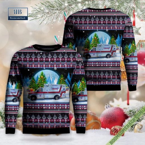 Macon County Community Ambulance Service Christmas Sweater Jumper