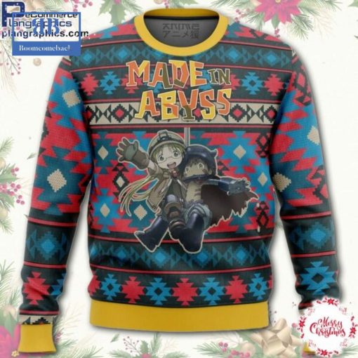 Made In Abyss Reg And Riko Ugly Christmas Sweater