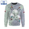 Leafeon Pokemon Anime Christmas 3D Sweatshirt