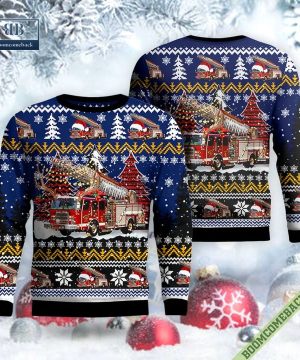 Maine, Bar Harbor Fire Department Ugly Christmas Sweater