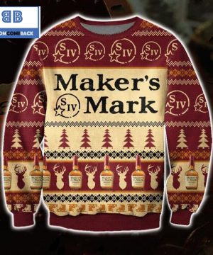 Maker’s Mark Whisky Ugly Christmas Sweater