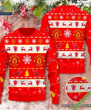 Manchester United FC Ugly Christmas Sweater 2022