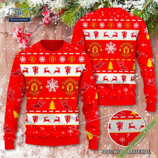 Manchester United FC Ugly Christmas Sweater 2022