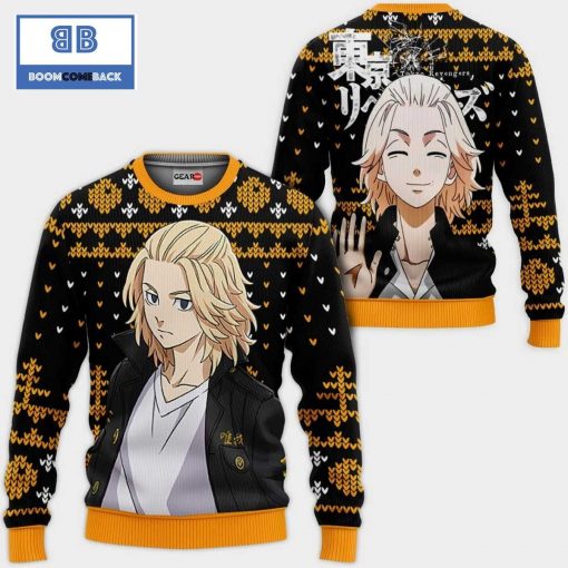 Manjirou Sano Mikey Tokyo Revengers Anime Christmas 3D Sweater