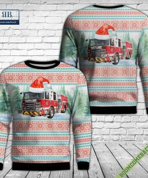 Marietta, Georgia, Cobb County Fire & Emergency Services Ugly Christmas Sweater