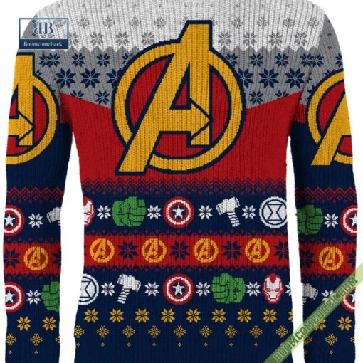 Marvel Avengers Assemble 3D Ugly Christmas Sweater Gift For Adult And Kid