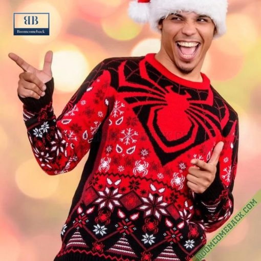 Marvel Spider-Man Ugly Christmas Sweater Gift For Adult And Kid