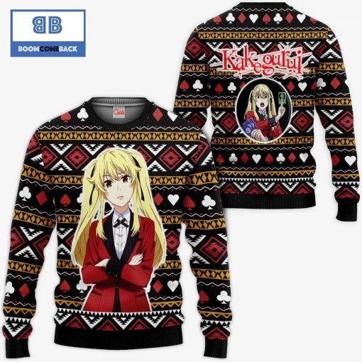 Mary Saotome Kakegurui Anime Ugly Christmas Sweater