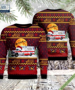 Massachusetts, Highland Ambulance EMS Ugly Christmas Sweater