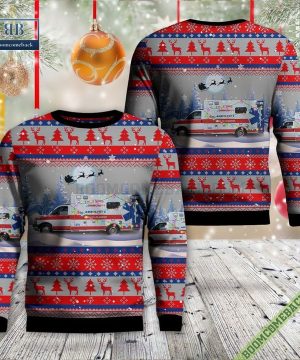 Massachusetts, Hilltown Community Ambulance Association Ugly Christmas Sweater