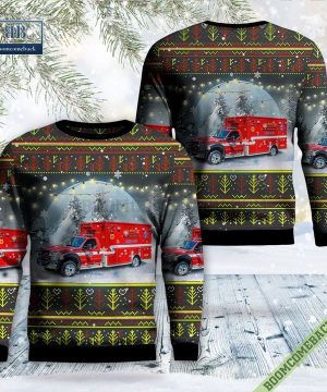 Massachusetts, Holbrook Fire Department Ugly Christmas Sweater