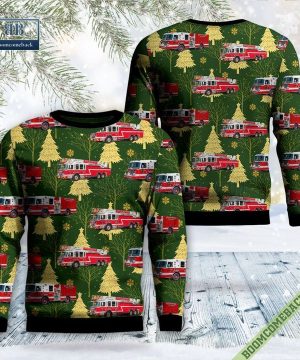 Massachusetts, Holyoke Fire Department Ugly Christmas Sweater