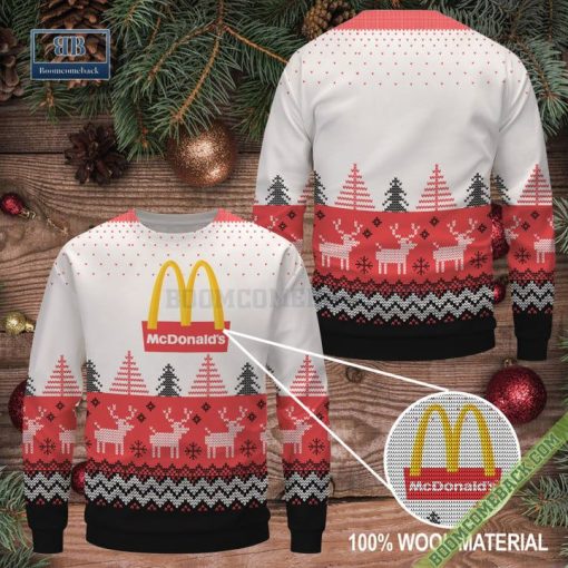 McDonald’s 3D Ugly Sweater For Adult And Kid