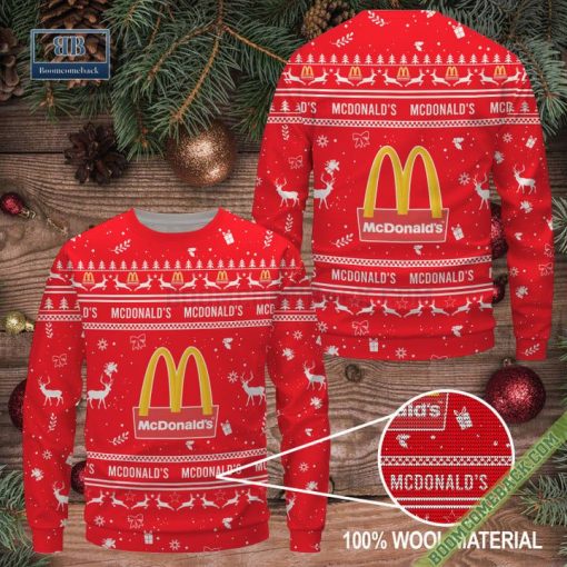 McDonald’s Corporation Ugly Christmas Sweater