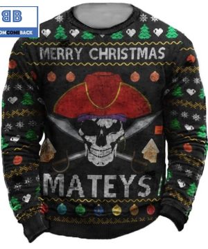 Merry Christmas Pirates Mateys Christmas Fun Sweater