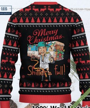 merry christmas shitters full custom knitted ugly christmas sweater 5 QZEnu