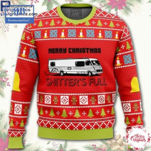 Merry Christmas Shitter’s Full Ugly Christmas Sweater