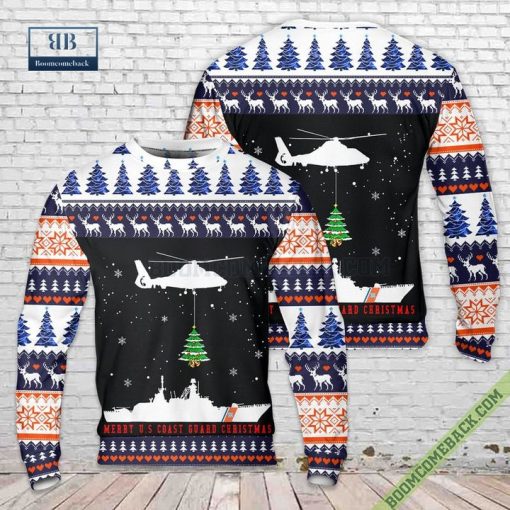 Merry Christmas Tree U.S Coast Guard Ugly Christmas Sweater