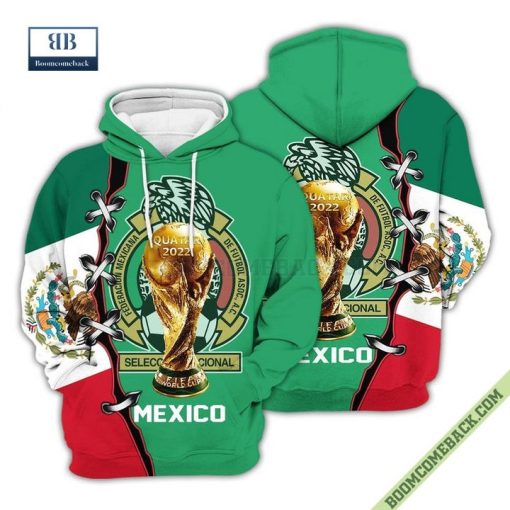 Mexico Flag National Soccer Team World Cup 2022 3D Sweater And Hoodie T-Shirt