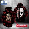 Michael Myers Fire Halloween 3D Hoodie