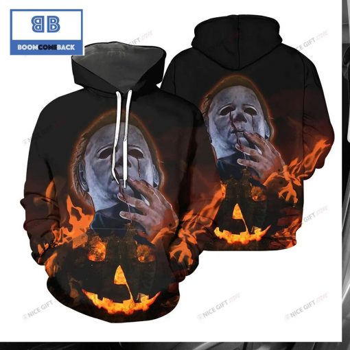 Michael Myers Halloween 3D Hoodie ver 2