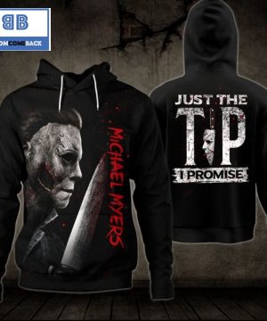 michael myers just the tip i promise christmas 3d hoodie 2 bdYrk