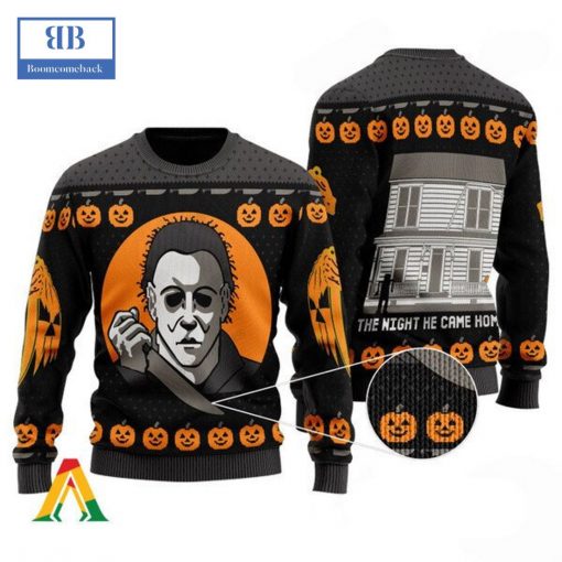 Michael Myers Pumpkin Ugly Christmas Sweater