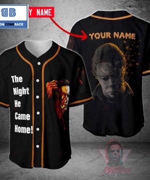 michael myers the night he came home custom name halloween baseball jersey 3 ntntP