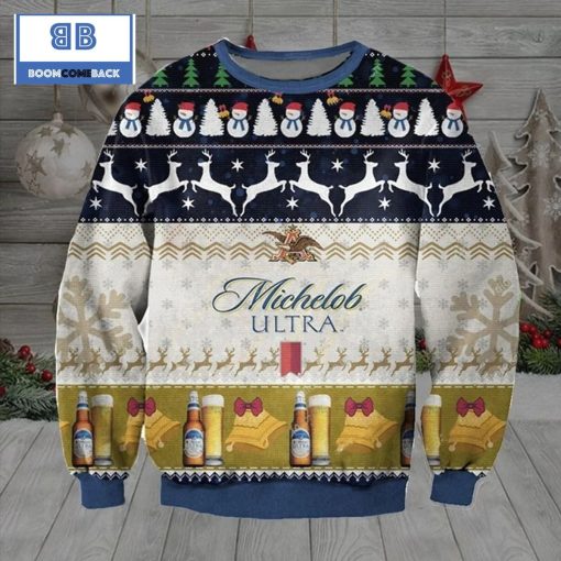 Michelob Ultra All Over Print Sweater Sweatshirt