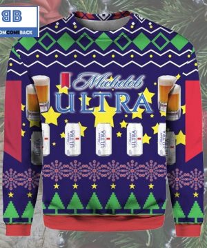 Michelob Ultra Beer Can Ugly Christmas Sweater