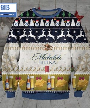 Michelob Ultra Beer Christmas Ugly Sweater