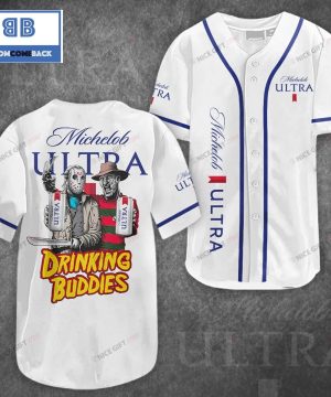 michelob ultra horror drinking buddies halloween baseball jersey 3 k9I6w