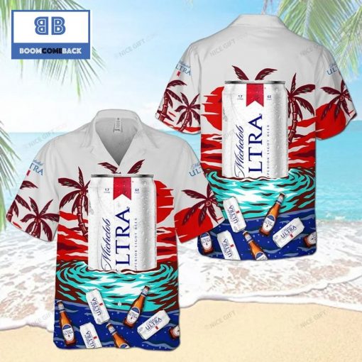 Michelob Ultra Superior Light Beer Hawaii Hawaiian Shirt