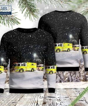 Michigan, Monroe Township Fire-Rescue Department Ugly Christmas Sweater