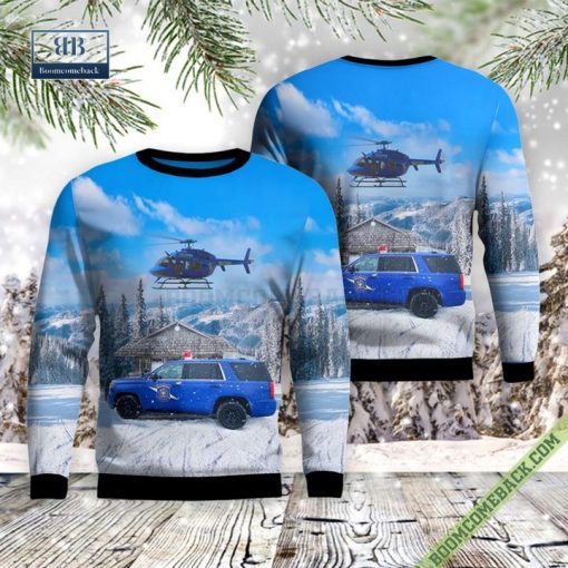 Michigan State Police Ugly Christmas Sweater