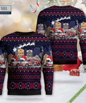 Michigan, Zeeland Township Fire Department Ugly Christmas Sweater