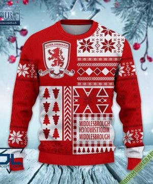 Middlesbrough Ugly Christmas Sweater, Christmas Jumper