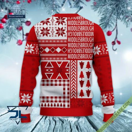 Middlesbrough Ugly Christmas Sweater, Christmas Jumper