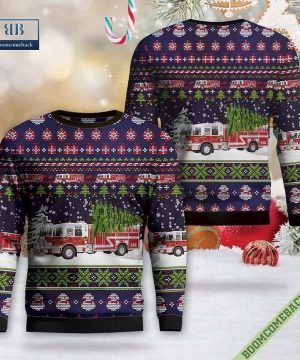 Middletown, Connecticut, South Fire District Ugly Christmas Sweater