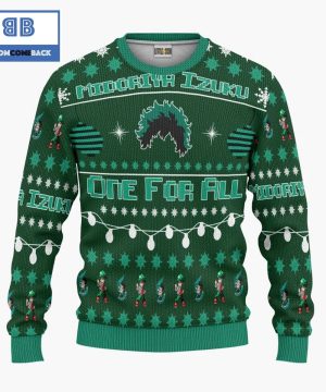 midoriya izuku my hero academia anime christmas custom knitted 3d sweater 3 5yNrm