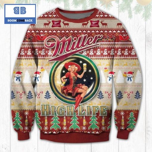 Miller High Life Beer 3D Sweater