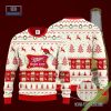 Miller Lite Santa Hat Christmas Ugly Christmas Sweater Hoodie Zip Hoodie Bomber Jacket