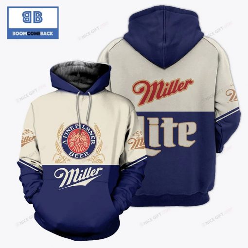 Miller Lite 3D Hoodie ver 1