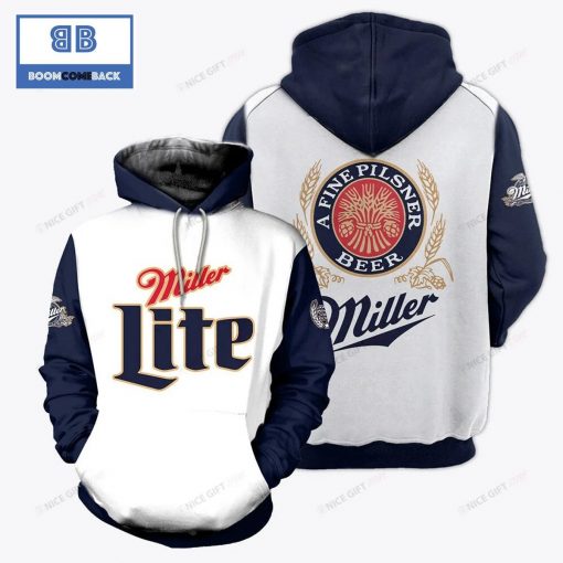 Miller Lite 3D Hoodie ver 2