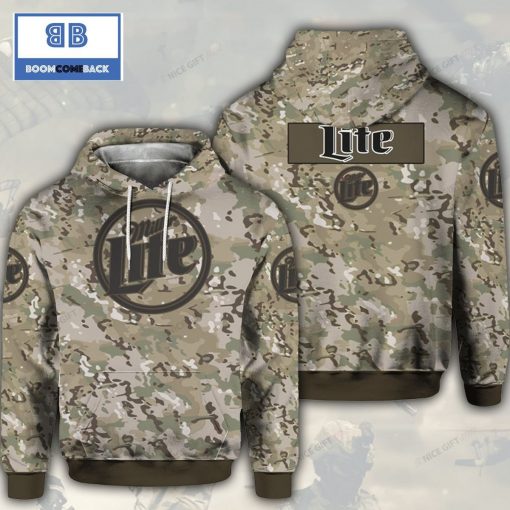 Miller Lite Camouflage 3D Hoodie