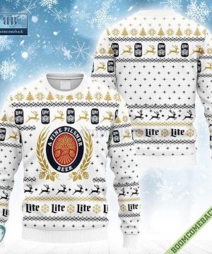 Miller Lite Cozy Christmas Ugly Sweater